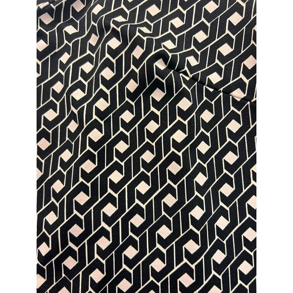 Julie Brown NYC Womens Geometric Print Wrap Dress 3/4 Sleeve Medium - Picture 5 of 5